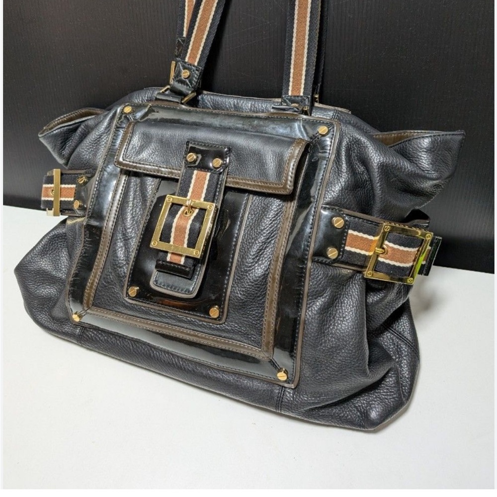 Beautiful large Tory Burch Black Leather Tote Bag - Weekend or Work bag - Picture 4 of 14